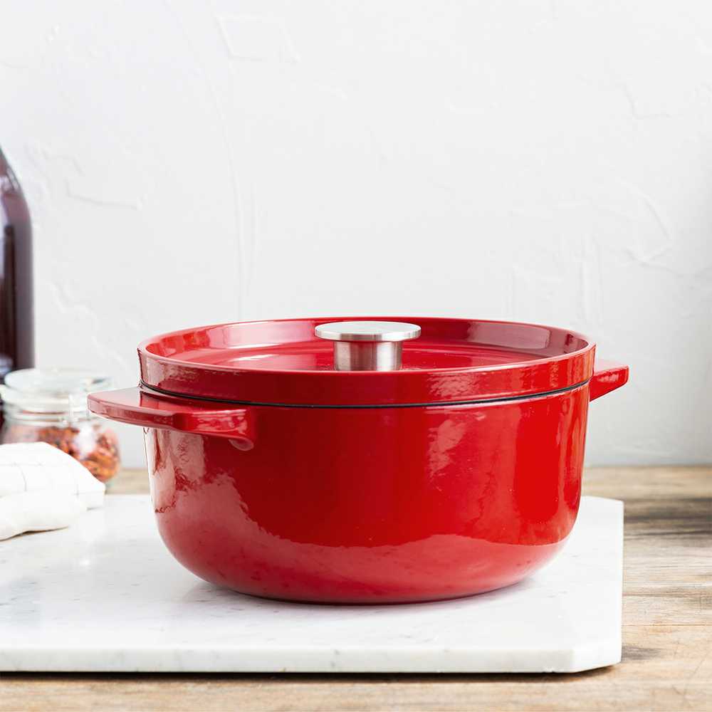 KitchenAid - KA-Puodas - Empire Raudona - 22 cm / 3,3 l