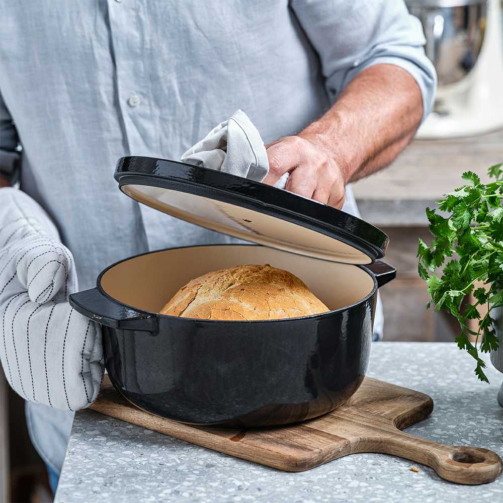 KitchenAid - KA-puodas - onikso juodumo - 22 cm