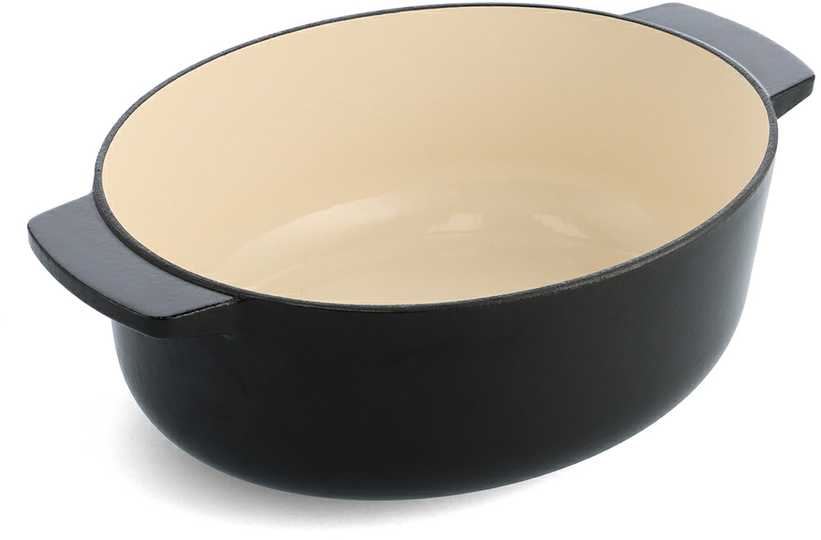 KitchenAid - KA-Ovalus troškintuvas - Onyx Juodas - 30 cm / 5,6 l
