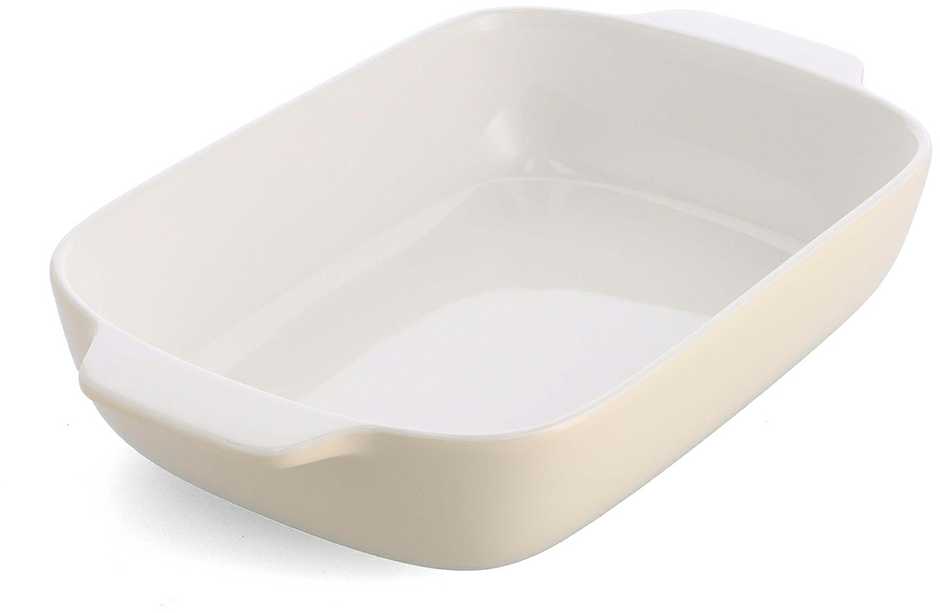 KitchenAid Keraminis indas 40x25x8,8cm + migdolinio kremo dangtelis