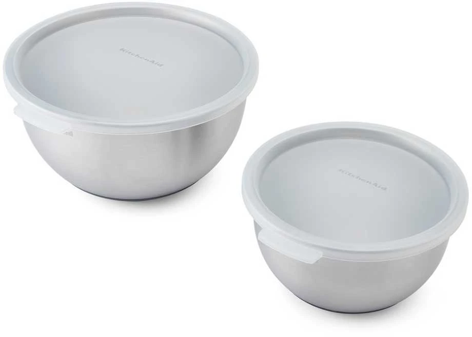 KitchenAid 2 maišymo dubenėlių rinkinys, nerūdijančio plieno