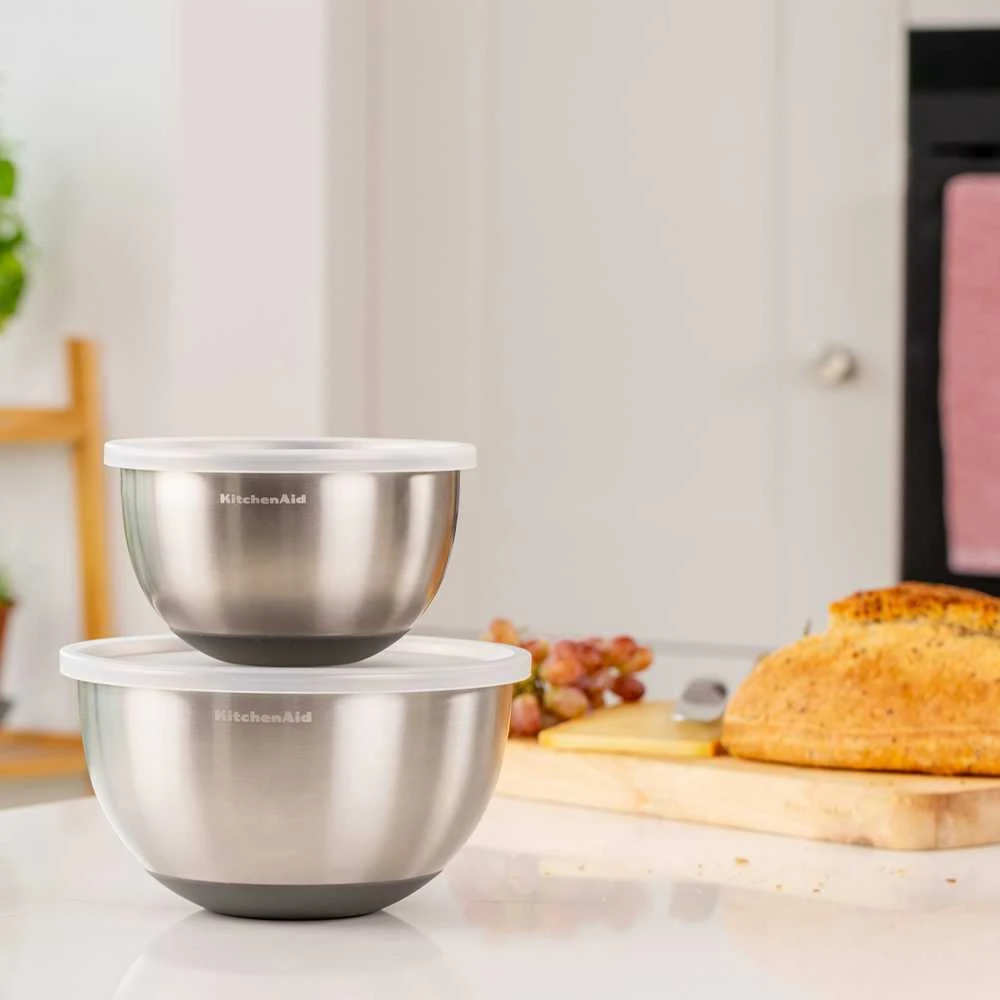 KitchenAid 2 maišymo dubenėlių rinkinys, nerūdijančio plieno