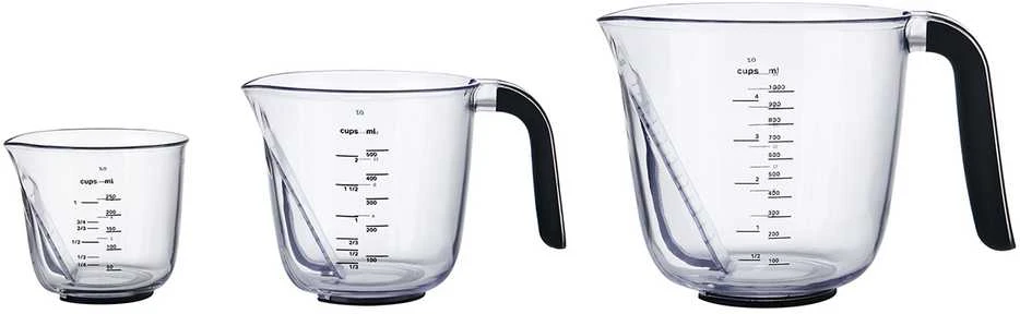 KitchenAid matavimo ąsočiai, 3 vnt