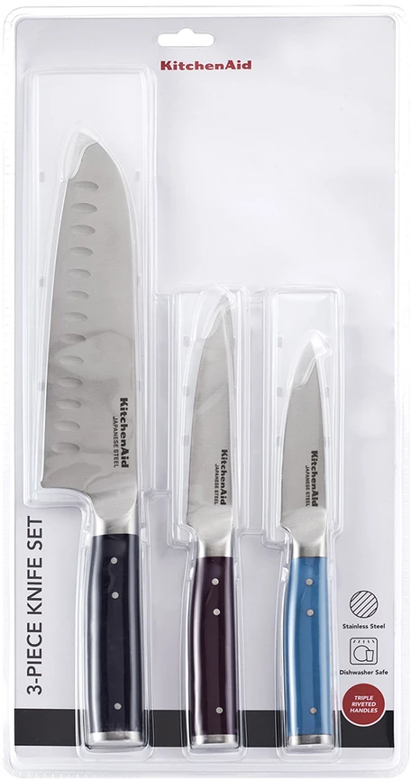 KitchenAid noże kuchenne 3 vnt. Multi Colour