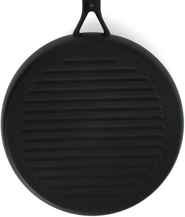 KitchenAid - Klasikinė kaltinė apvali keptuvė - juoda - 28 cm