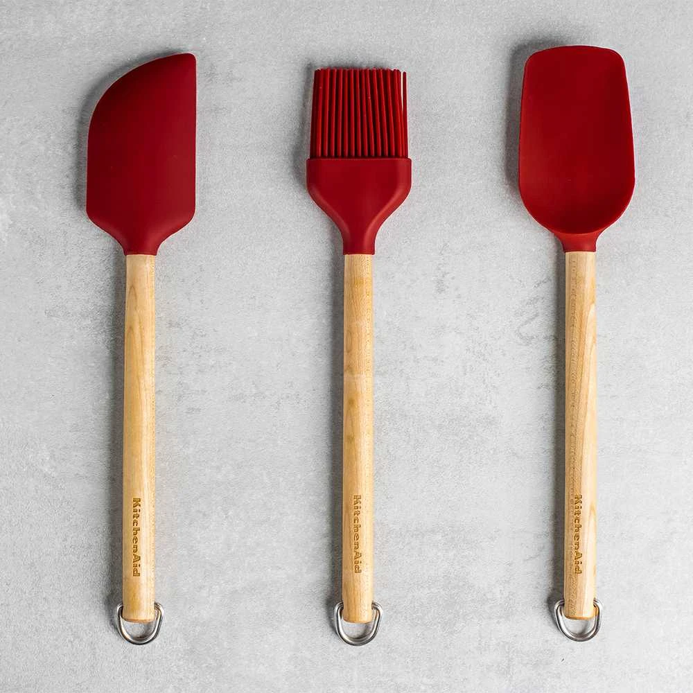 KitchenAid silikoninis šepetys 22cm CORELINE Beržas
