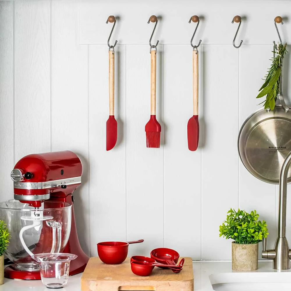 KitchenAid teptukas, beržo mediena Empire Raudona
