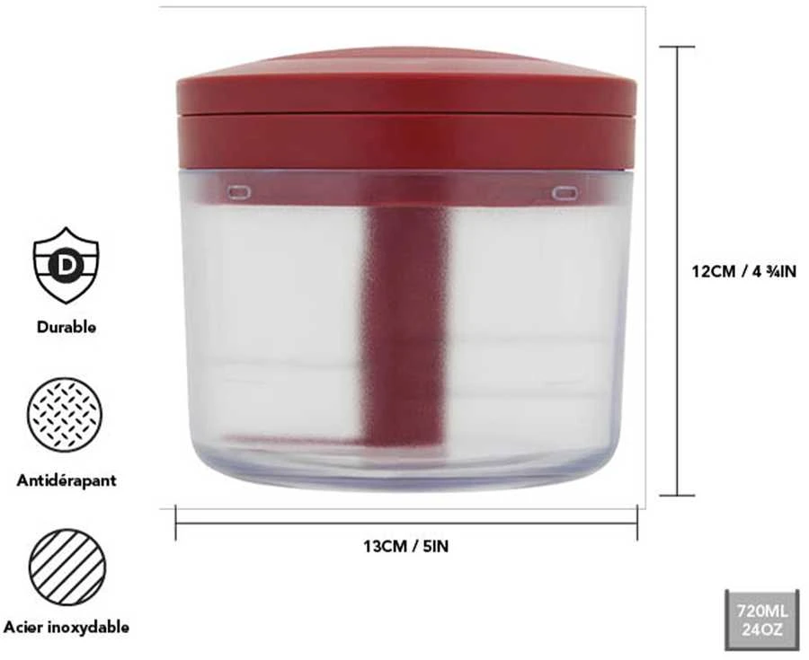 KitchenAid rankinis maisto smulkintuvas, Empire Raudona, KQG153BXERA