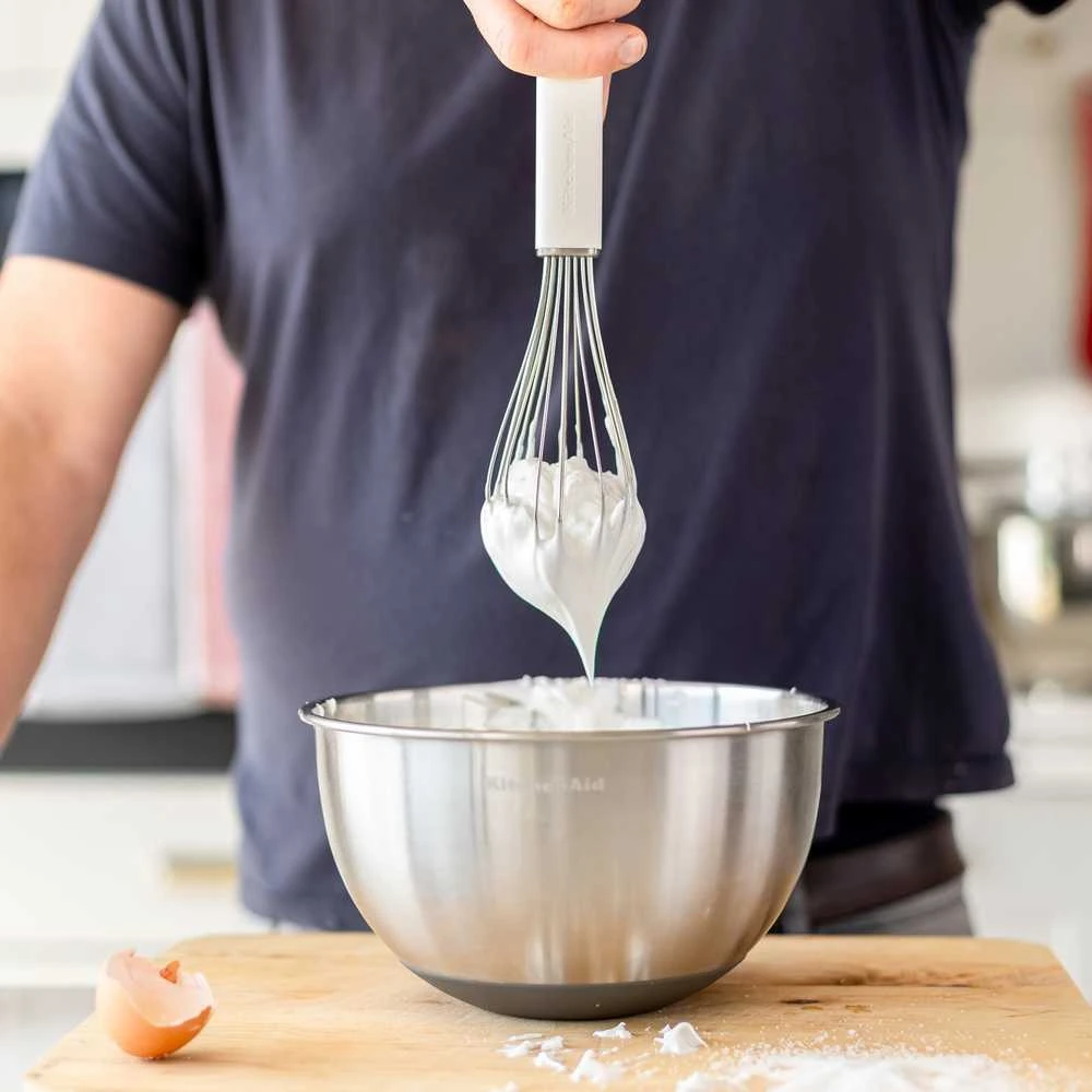 KitchenAid šluotelė 27 cm, porcelianinė, balta