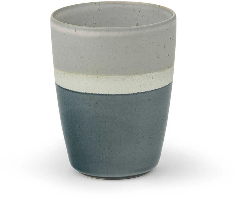 1x4 Bredemeijer Puodeliai Sven 200ml Puodeliai akmens masės dryželiais 147080