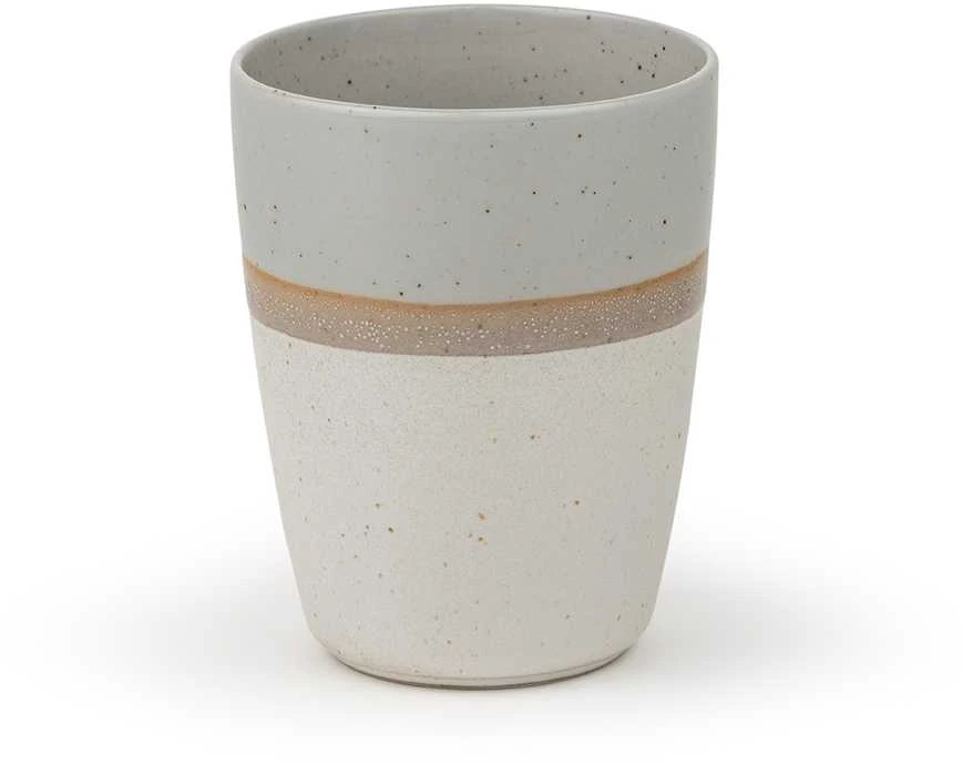 1x4 Bredemeijer Puodeliai Sven 200ml Puodeliai akmens masės dryželiais 147080