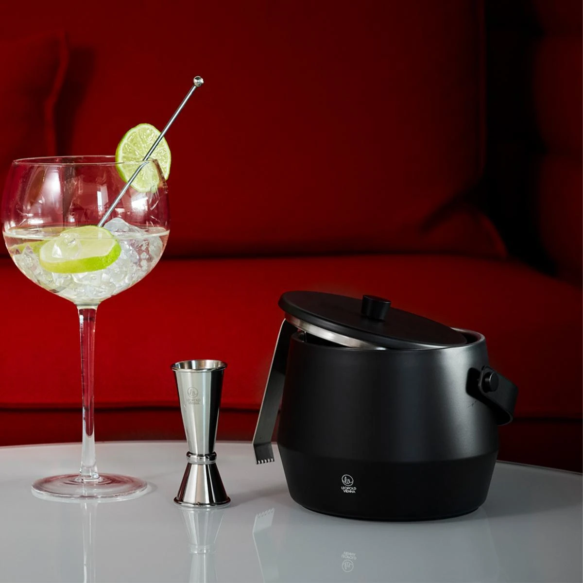 Leopold Vienna Ice Container 1l dvisienis juodas LV243002
