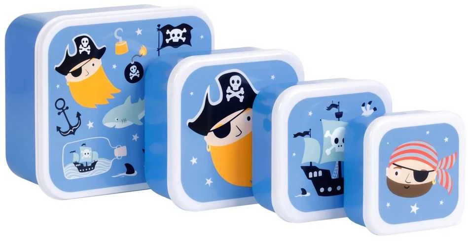 Allc Užkandžių dėžučių rinkinys Piratai