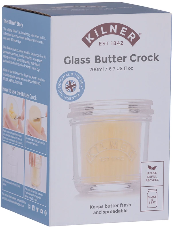 Kilner KIL-Pojemnik na masło, stiklinis