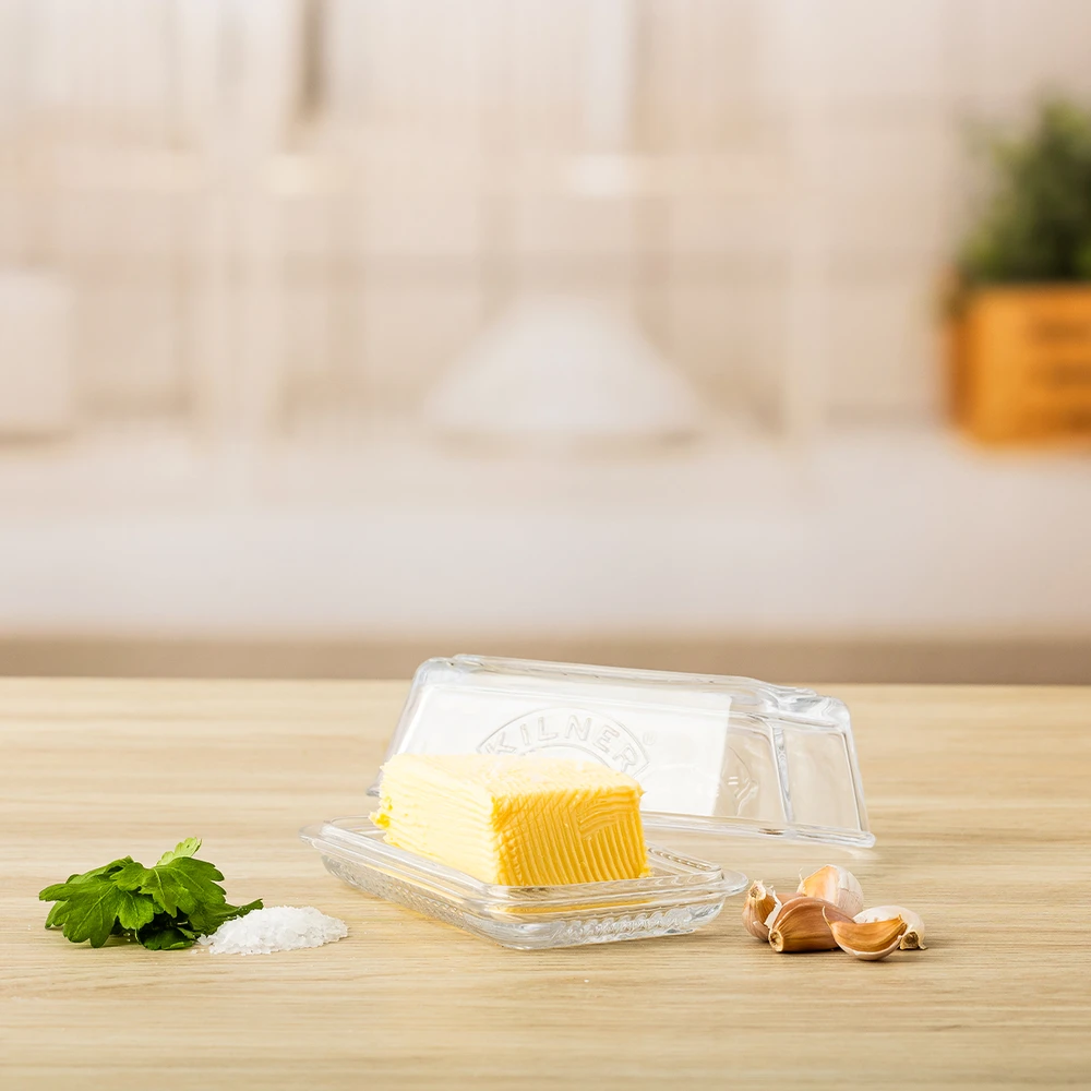 Smörask Kilner® - 70 x 160 x 100 mm - Stiklas - Permatomas