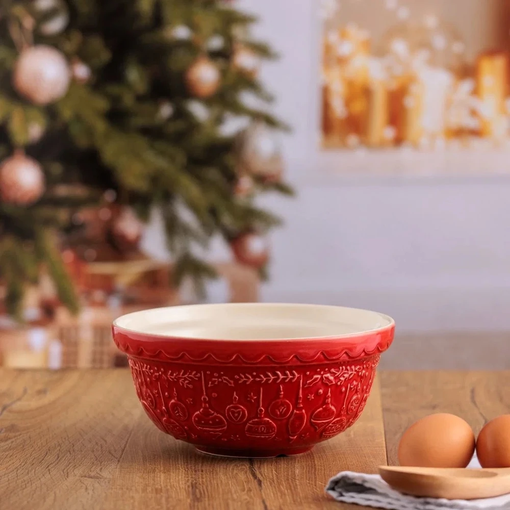 Misa keramikinė 21 cm 1,1L DECK THE HALLS Raudona / Mason Cash