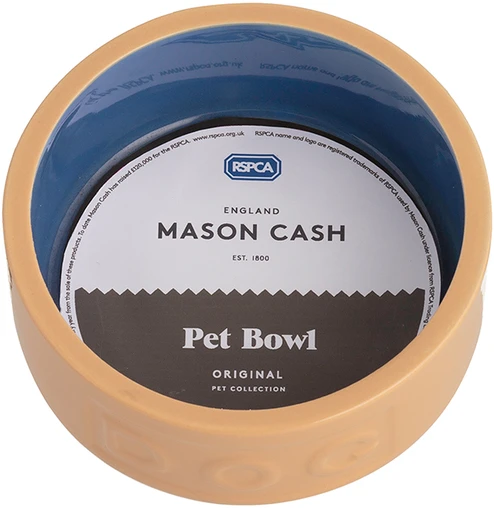 Miska šuniui CANE & Mėlynas LETTERED 13 cm / Mason Cash