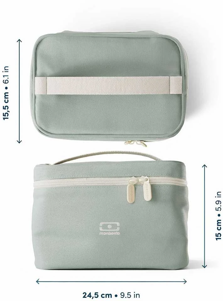 Monbento Arctic terminis pietų krepšys, 5 l, žalias, natūralus