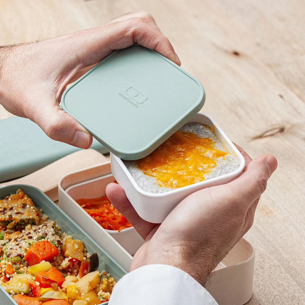 Monbento extra pojemniki do lunchboxa 4 sztuki Žalias