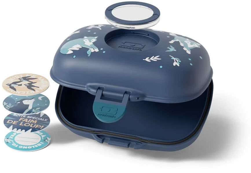 Monbento Gram pietų dėžutė vaikams 0,6 l Wolf
