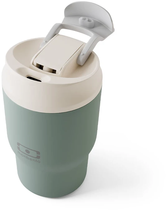 Monbento termo puodelis 0,36L Natural Žalias