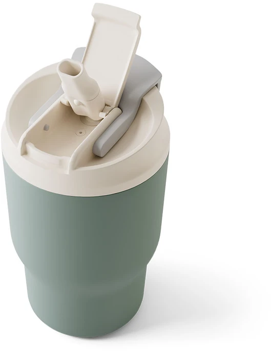 Monbento termo puodelis 0,36L Natural Žalias