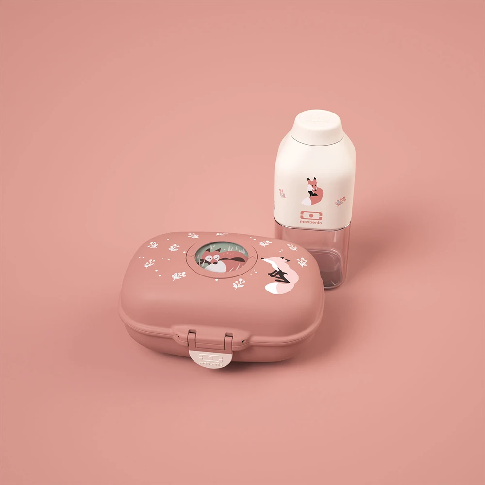 Monbento lunchbox i butelka vaikams Gram Cinnamon Fox