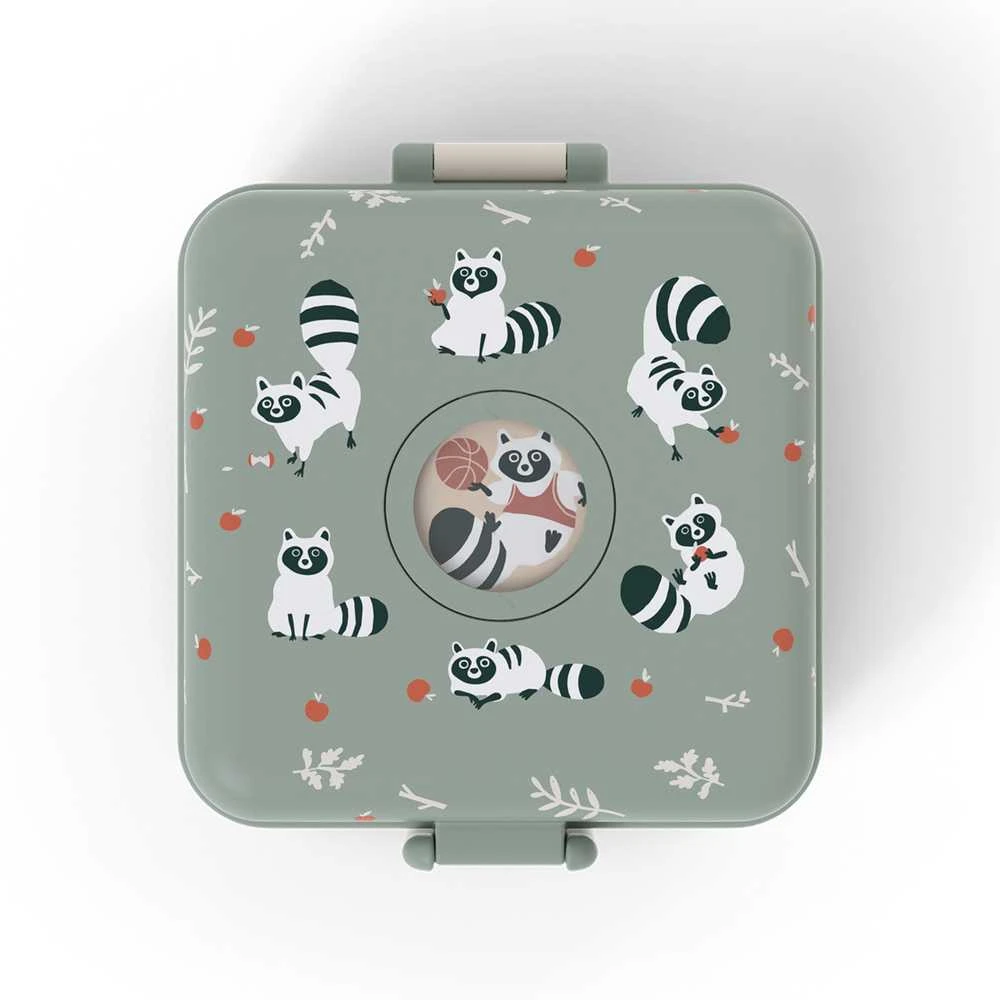 Monbento vaikiška pietų dėžutė Snacky 0,85 l Raccoon