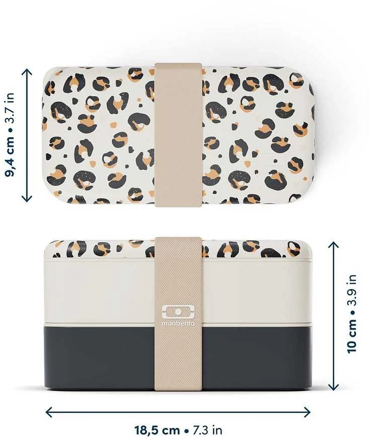 Monbento Original bento Priešpiečių dėžutė 1 l Leopard