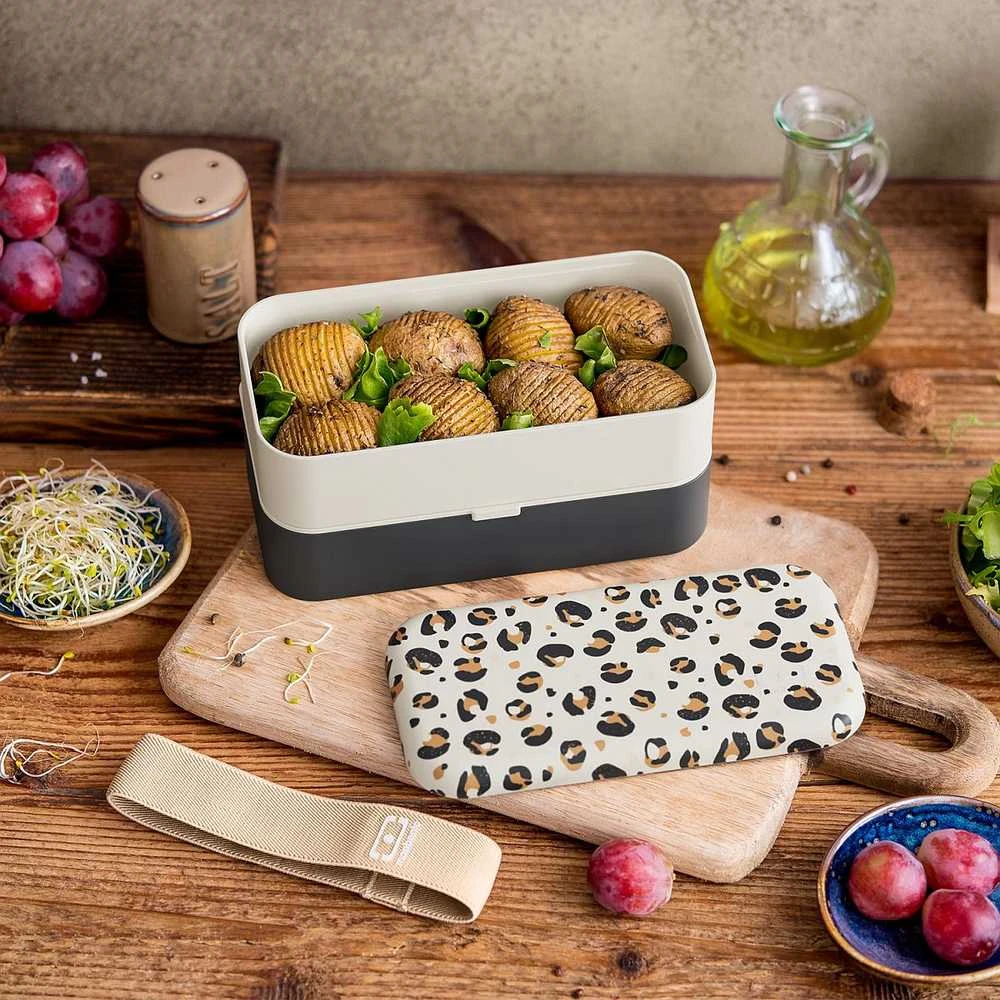Monbento Original bento Priešpiečių dėžutė 1 l Leopard