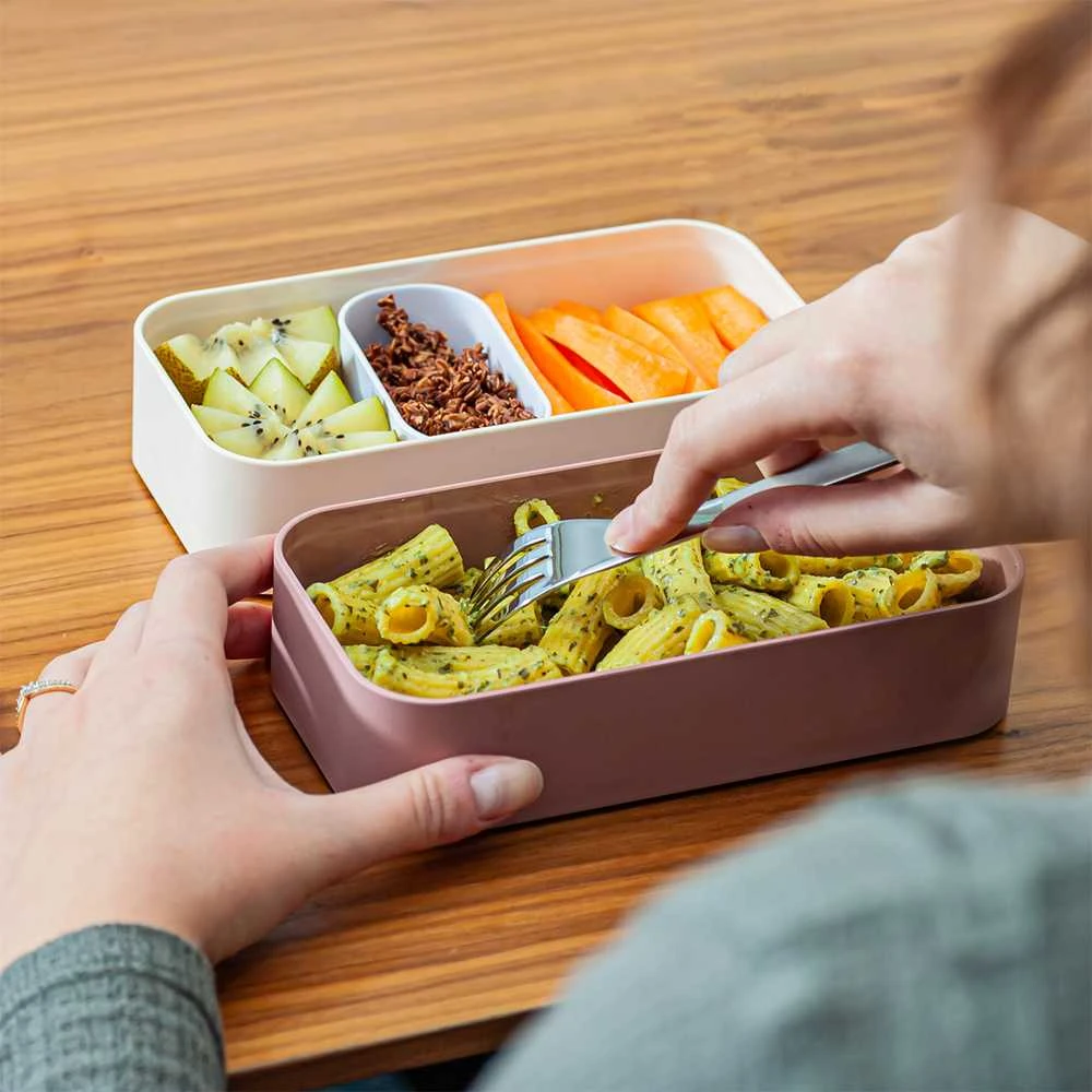 Monbento Original bento Priešpiečių dėžutė 1 l Rožinė Floral
