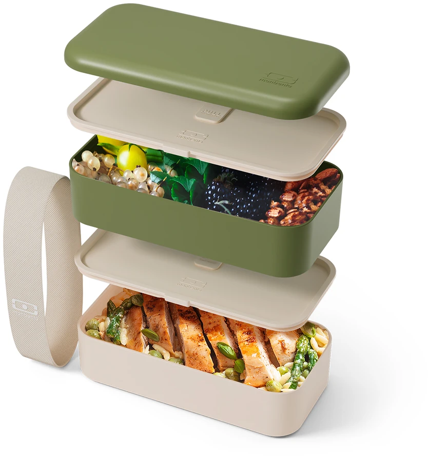 Monbento MB-Pietų dėžutė Bento Original Alyvuogių Perdirbtas