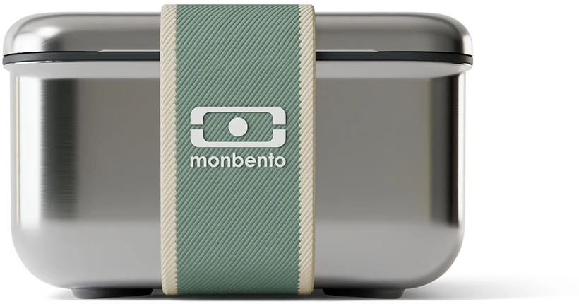 Monbento Priešpiečių dėžutė bento Sense 1L Natural Žalias