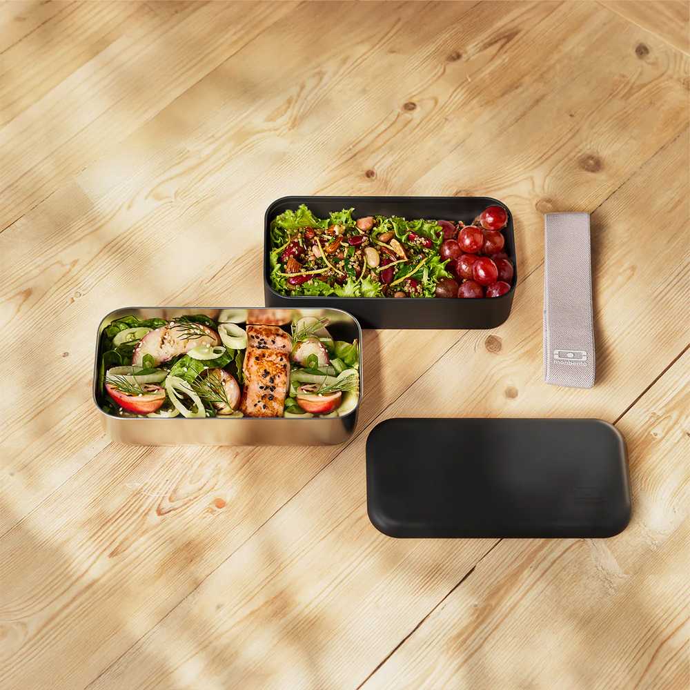 Monbento Sense Original bento Priešpiečių dėžutė 1.2L Noir Onyx