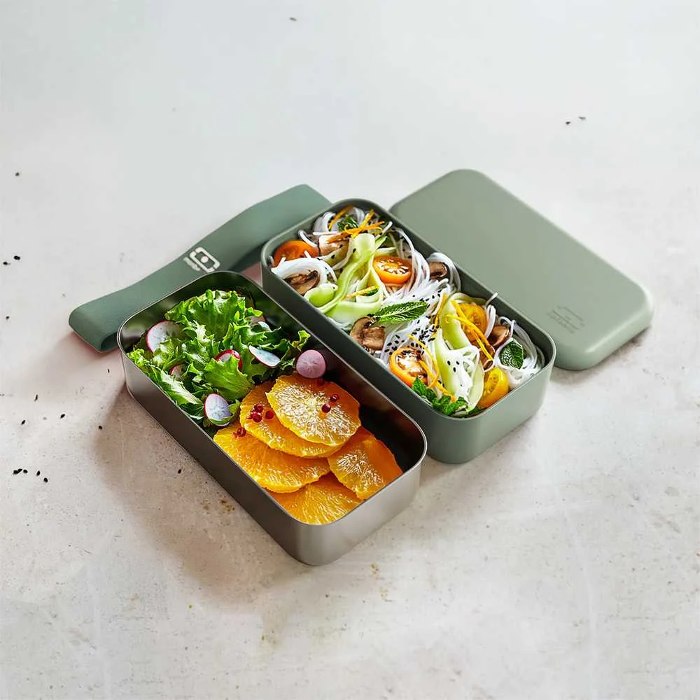 Monbento Sense Original bento Priešpiečių dėžutė 1.2L Žalias Natural