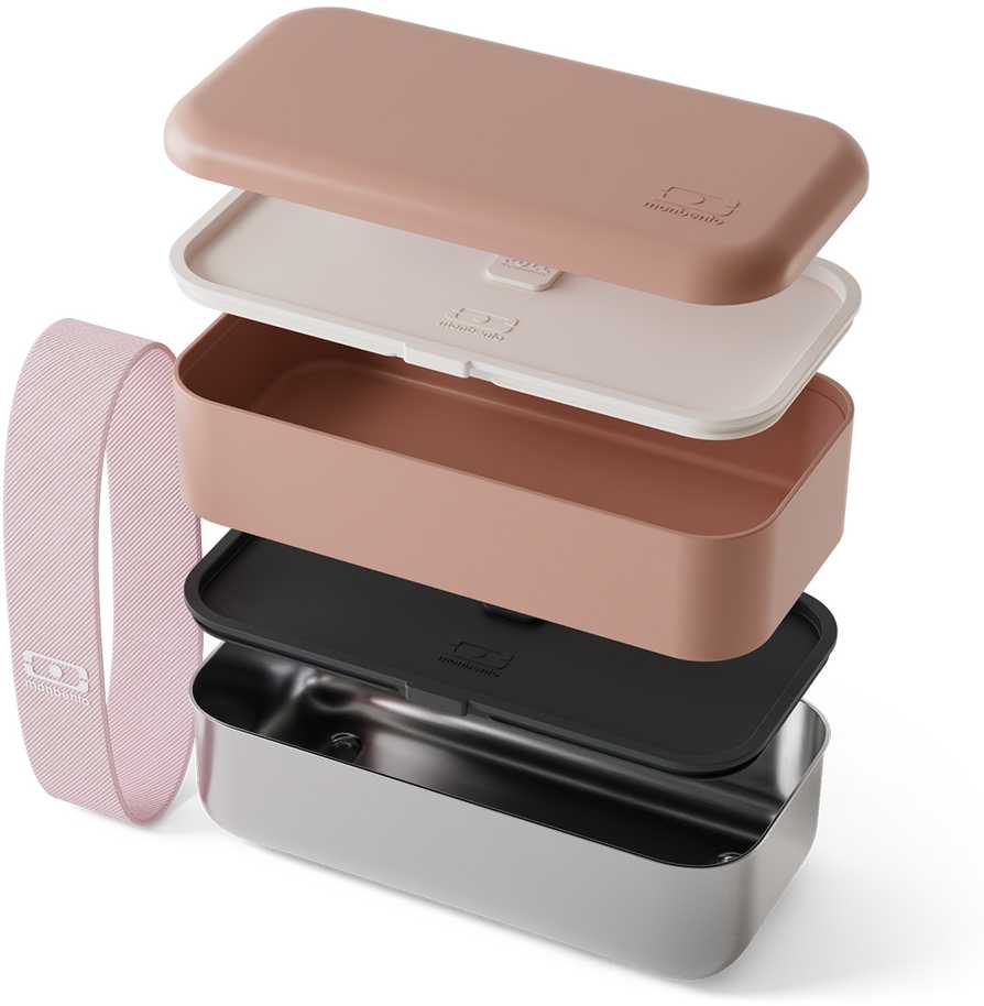 Monbento Sense Original bento Priešpiečių dėžutė 1.2L Rose Moka