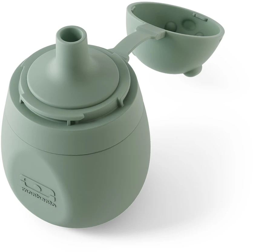 Monbento silikonowa tubka na musy vaikams Yummy 150 ml Žalias Natural