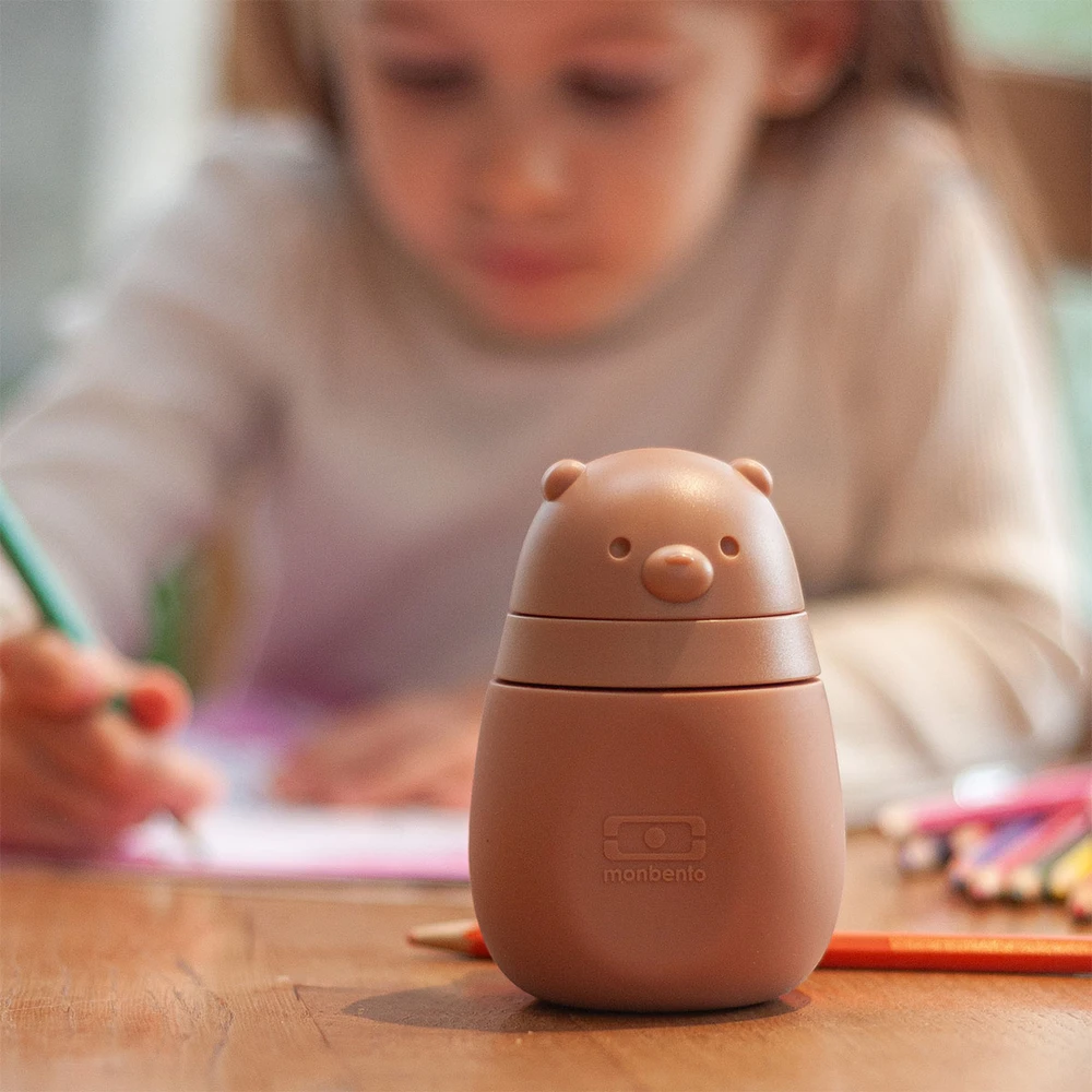 Monbento silikonowa tubka na musy vaikams Yummy 150 ml Rožinė Blush