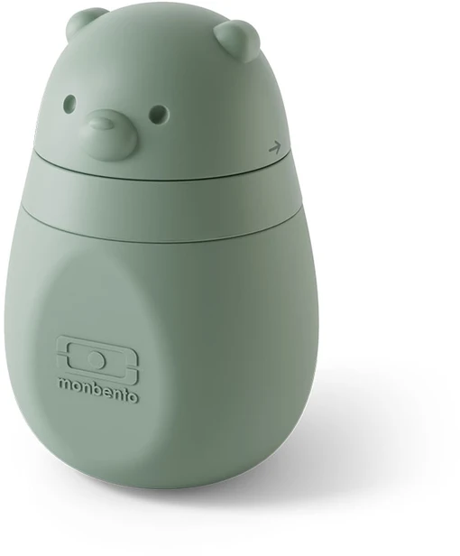 Monbento silikonowa tubka na musy vaikams Yummy 150 ml Žalias Natural