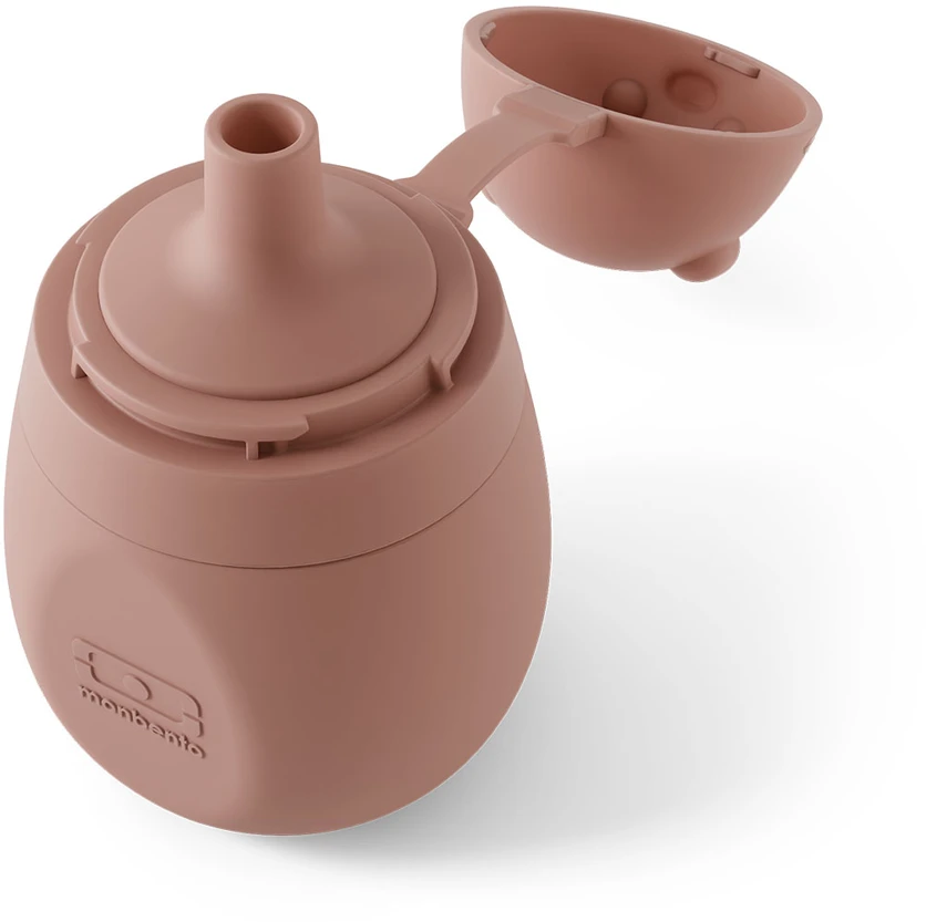 Monbento silikonowa tubka na musy vaikams Yummy 150 ml Rožinė Blush