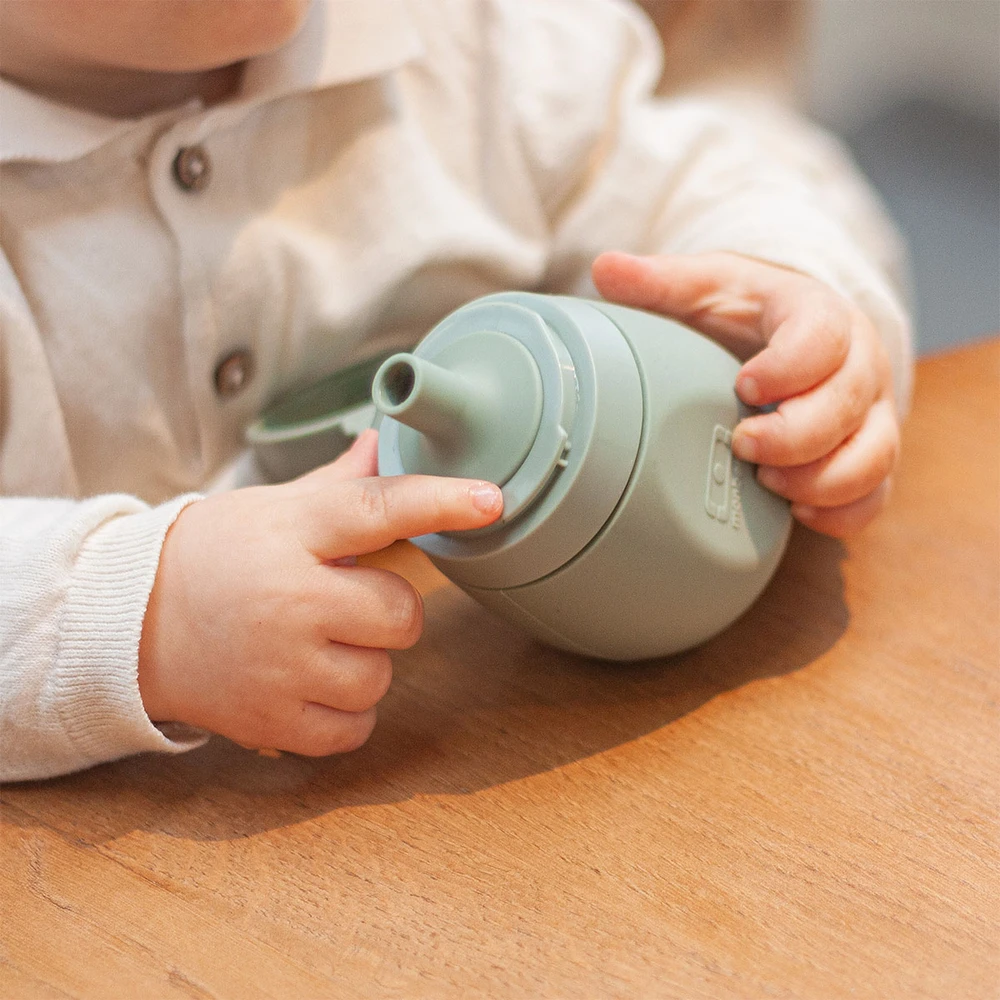 Monbento silikonowe tubki na musy vaikams Yummy 150 ml 2 vnt. žalia/rožinė