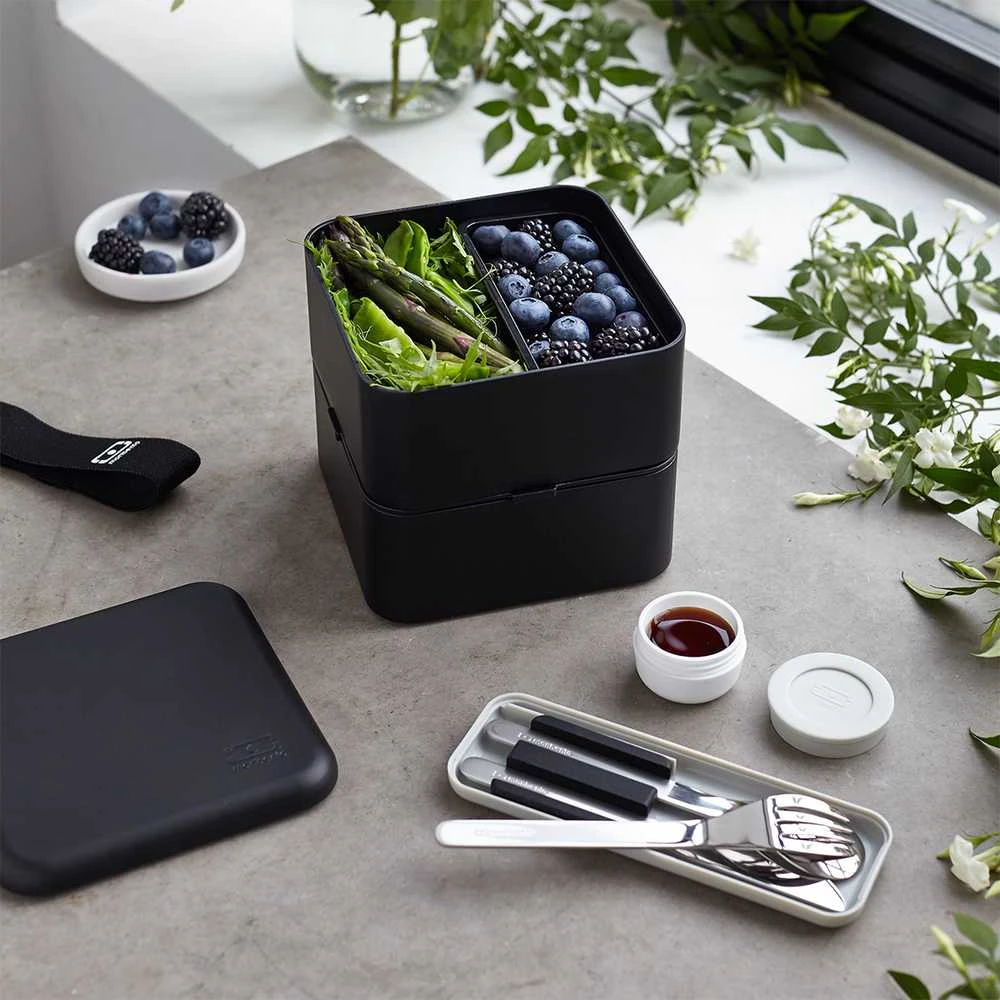 Monbento Bento Square Juodas Onyx juoda