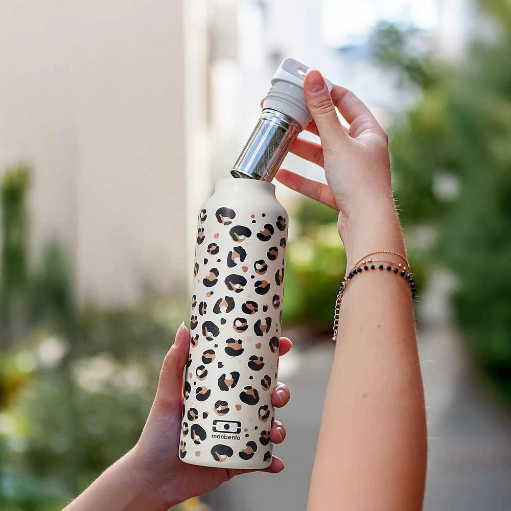 Monbento plieno termo butelis 0,5 l Leopardo spalvos