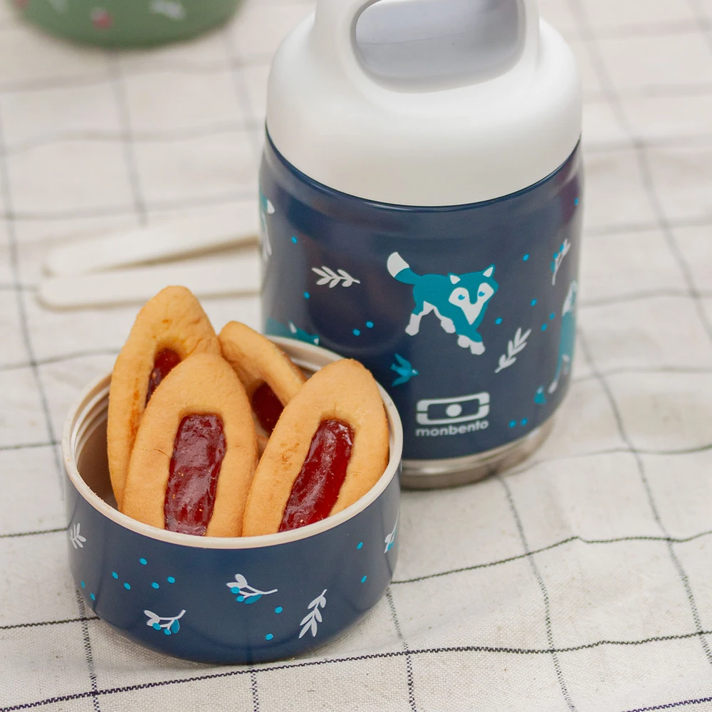 Monbento termos obiadowy vaikams Handy 500ml Mėlyna Wolf