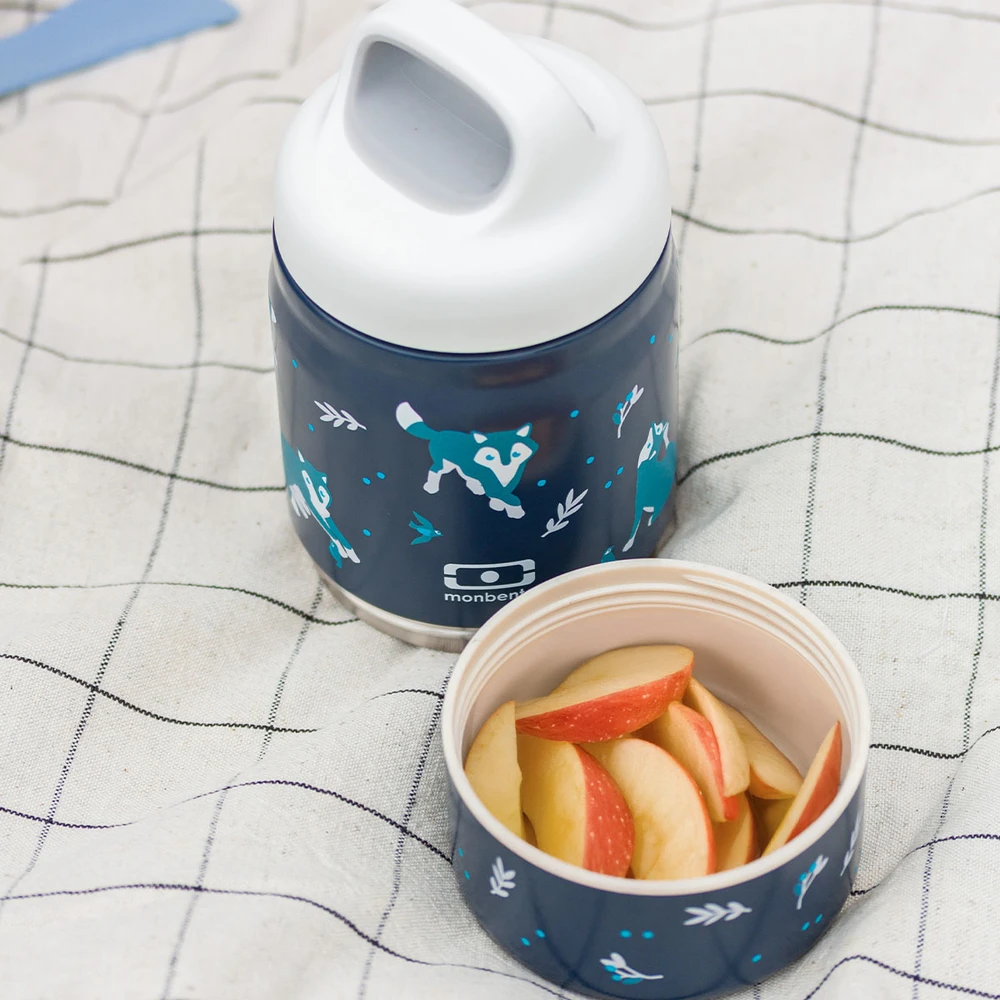 Monbento termos obiadowy vaikams Handy 500ml Mėlyna Wolf
