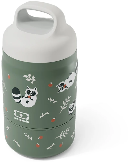 Monbento termos obiadowy vaikams Handy 500ml Žalias Raccoon