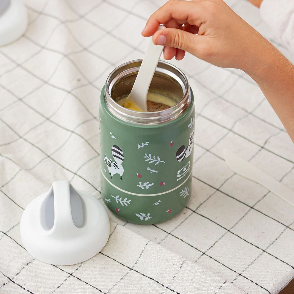 Monbento termos obiadowy vaikams Handy 500ml Žalias Raccoon