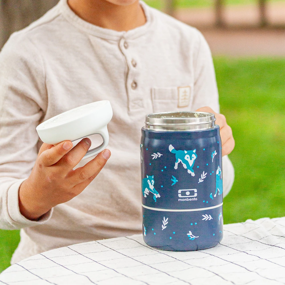 Monbento termos obiadowy vaikams Handy 500ml Mėlyna Wolf