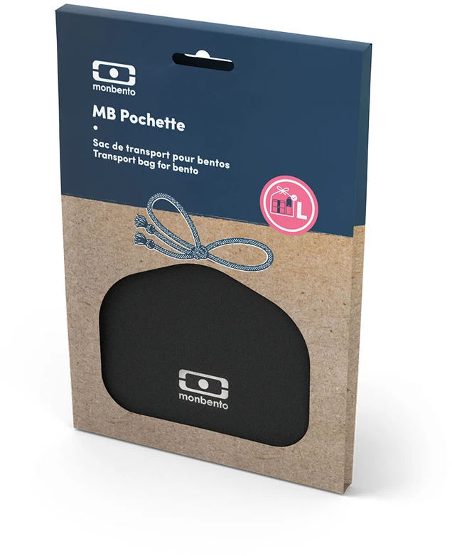 Monbento Pochette L Juodas Onyx juoda