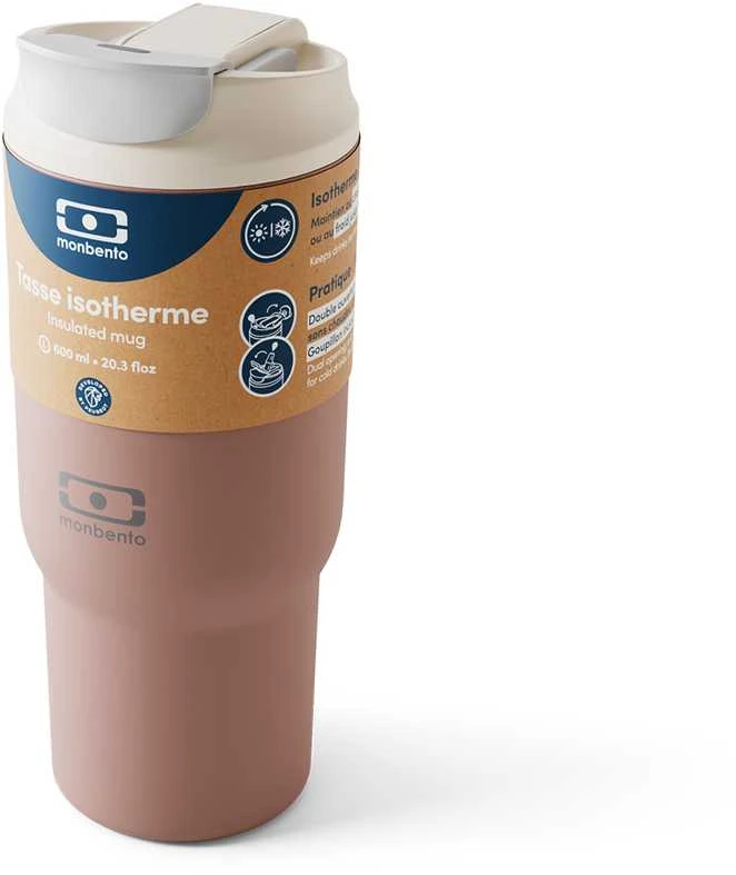 Monbento Travel Mug 0,6 l Rožinė Moka termo puodelis